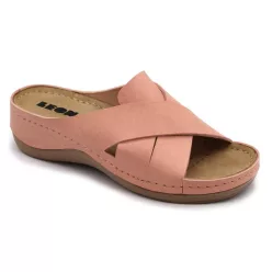 Leon Comfortstep 932 rose női bőr papucs 35-42