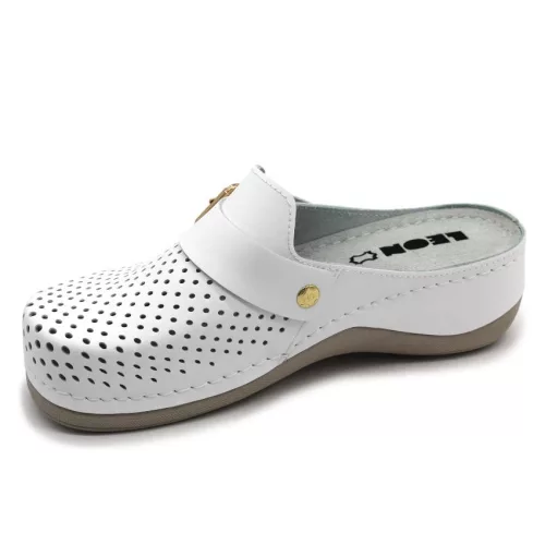 Leon Comfortstep 940 fehér női bőr klumpa 36-41