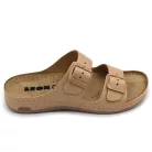 Leon Comfortstep 955 bézs-R női bőr papucs 36
