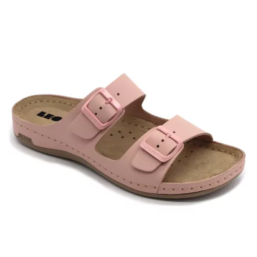 Leon Comfortstep 955 női rose bőr papucs 36-41