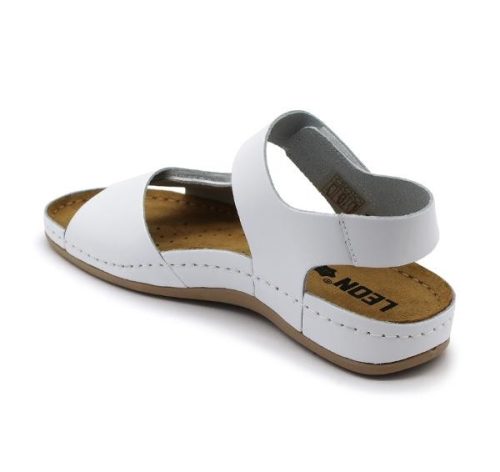 Leon Comfortstep 963 női bőr fehér szandál 36-41
