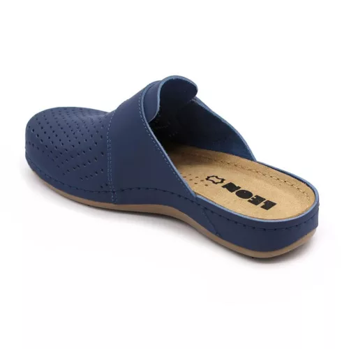 Leon Comfortstep 970 kék női bőr klumpa 36-41