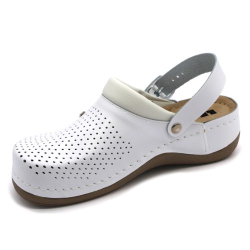 Leon Comfortstep 991 fehér női bőr klumpa 36-41 (munkavédelmi)