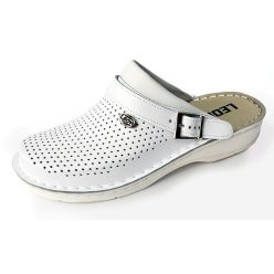   Leon Comfortstep V202M fehér férfi bőr klumpa 42-46 (munkavédelmi)