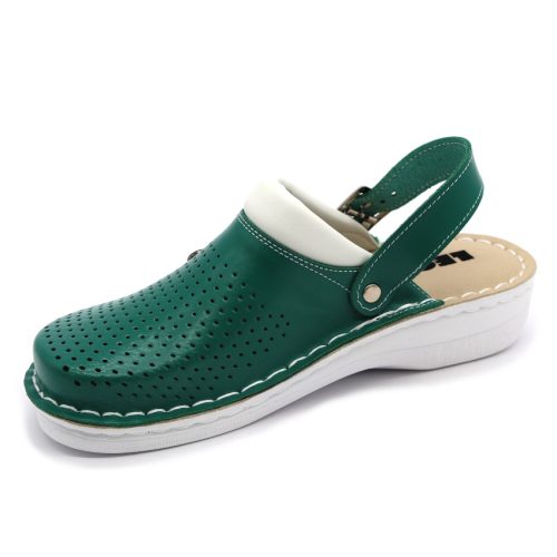 Leon Comforstep V202 zöld női bőr klumpa 36-41 