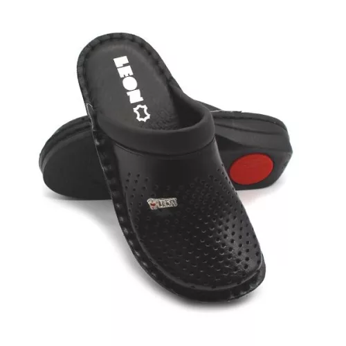 Leon Comfortstep V262 fekete női bőr papucs 36-41