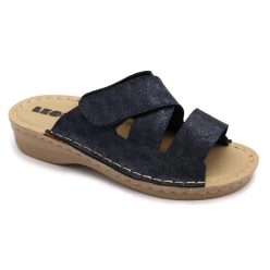 Leon Comfortstep v264 kék női bőr papucs 36-41