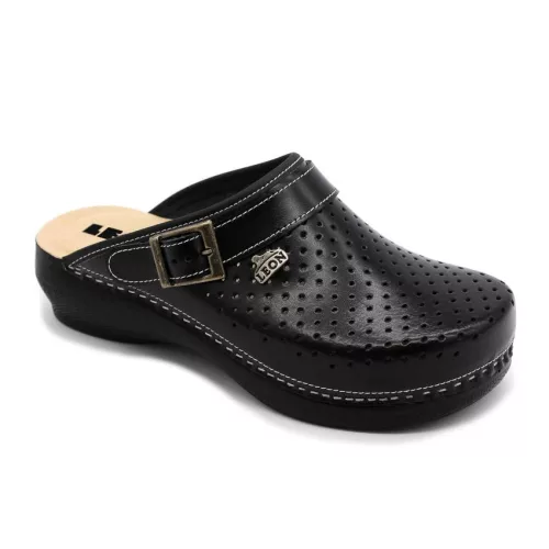 LEON Comfort női bőr klumpa PU101