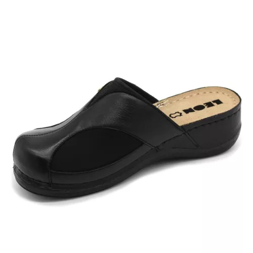 LEON Comfort női bőr klumpa 912