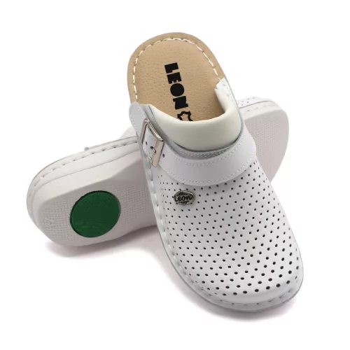 LEON Comfort női bőr klumpa V202
