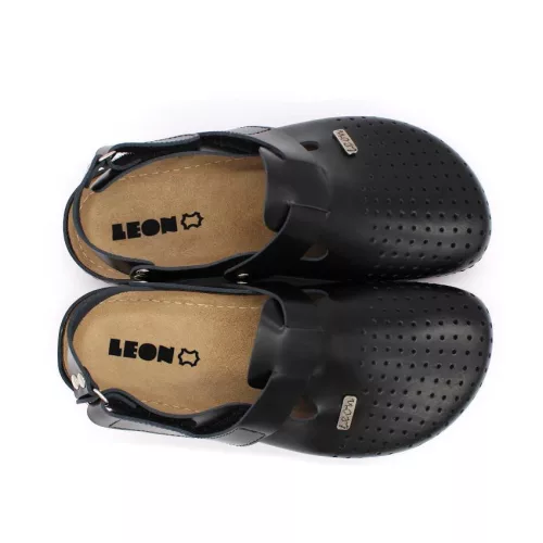 LEON Comfort férfi bőr szandál 701