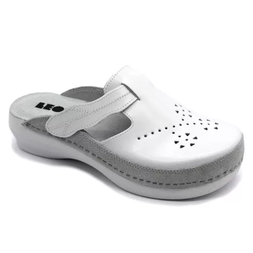 LEON Comfort női bőr klumpa PU156