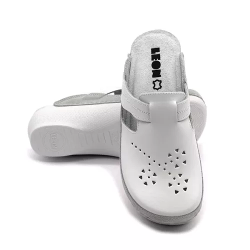 LEON Comfort női bőr klumpa PU156