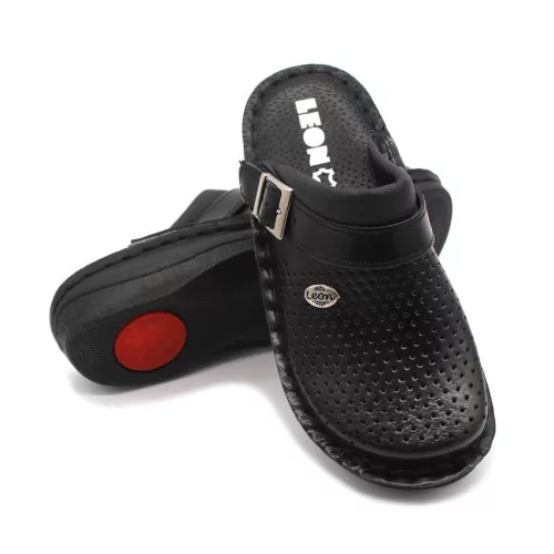 LEON Comfort női bőr klumpa V202