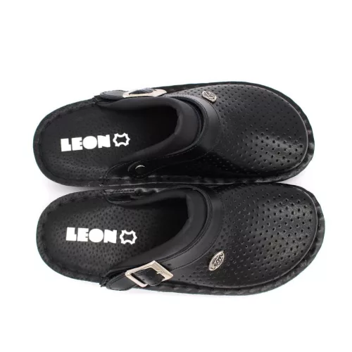 LEON Comfort női bőr klumpa V202