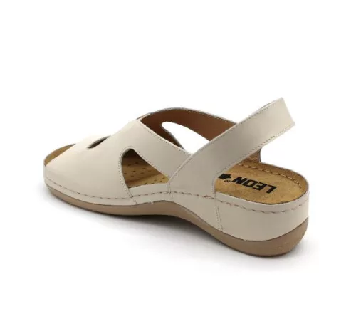 LEON Comfort női bőr szandál 924