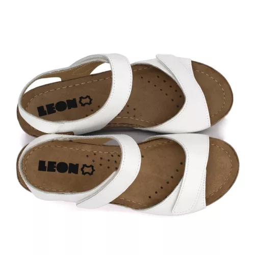 LEON Comfort női bőr szandál 1041