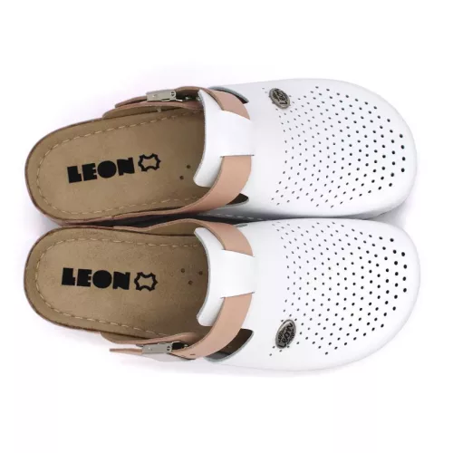 LEON Comfort női bőr klumpa 901