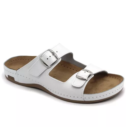 LEON Comfort férfi bőr papucs 702