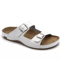 LEON Comfort férfi bőr papucs 702