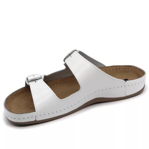 LEON Comfort férfi bőr papucs 702