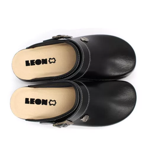 LEON Comfort női bőr klumpa PU101