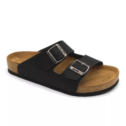 LEON Comfort férfi bőr papucs 4703