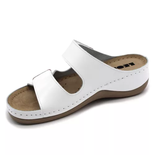LEON Comfort női bőr papucs 904