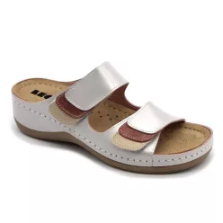 LEON Comfort női bőr papucs 904