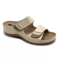 LEON Comfort női bőr papucs 904