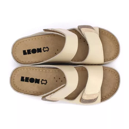 LEON Comfort női bőr papucs 904