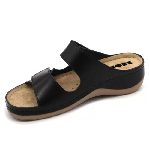 LEON Comfort női bőr papucs 904