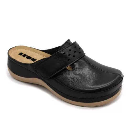 LEON Comfort női bőr klumpa 902