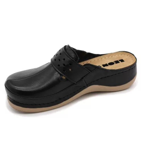 LEON Comfort női bőr klumpa 902