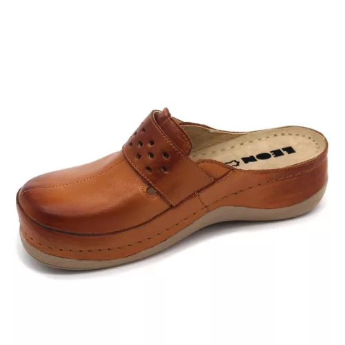 LEON Comfort női bőr klumpa 902