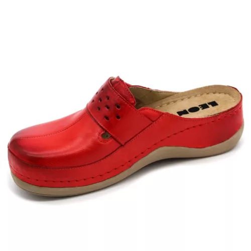 LEON Comfort női bőr klumpa 902