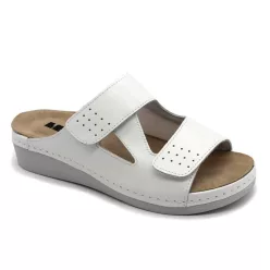 LEON Comfort női bőr papucs 5010