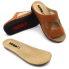 LEON Comfort női bőr papucs 5010