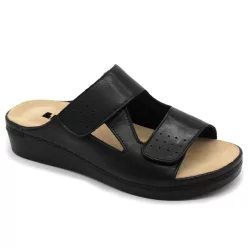 LEON Comfort női bőr papucs 5010