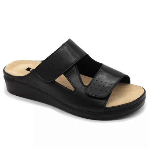 LEON Comfort női bőr papucs 5010