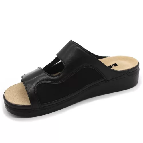 LEON Comfort női bőr papucs 5010