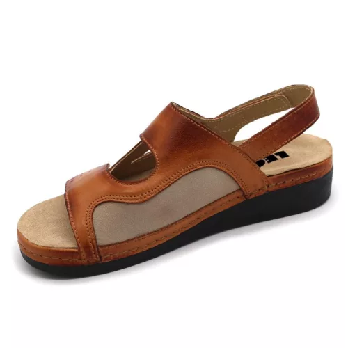 LEON Comfort női bőr szandál 5020