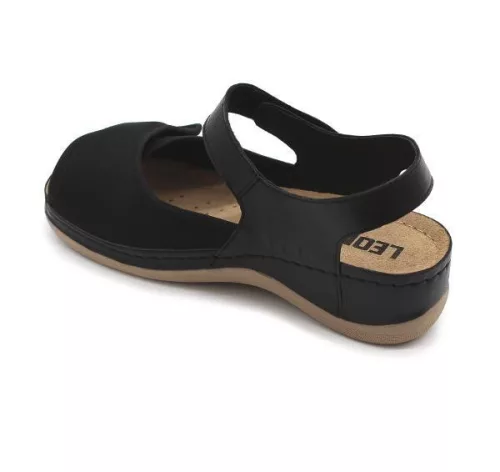 LEON Comfort női bőr szandál 934