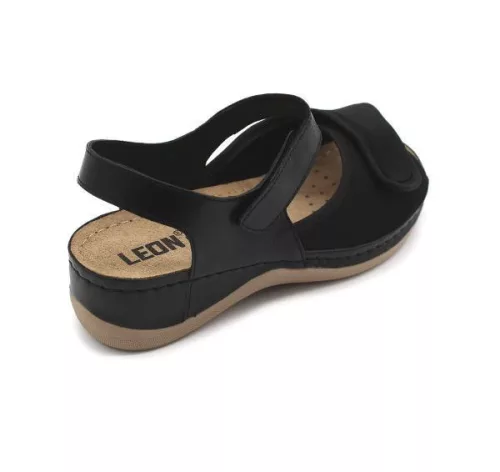 LEON Comfort női bőr szandál 934