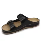 LEON Comfort férfi bőr papucs 702