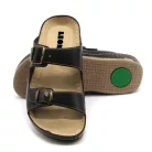 LEON Comfort férfi bőr papucs 702