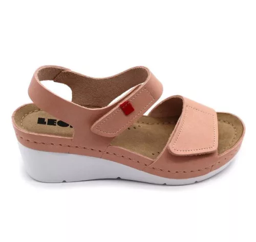 LEON Comfort női bőr szandál 1080