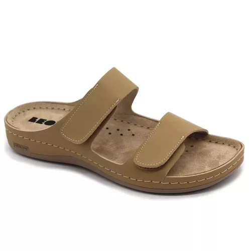 LEON Comfort női bőr papucs 954