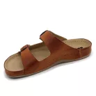 LEON Comfort férfi bőr papucs 703