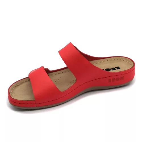 LEON Comfort női bőr papucs 954